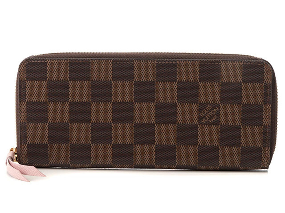 LOUIS VUITTON Portefeuille Clemence Damier Rose Pink Ballerine